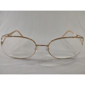 Henry Jullien Fascination C56 Gold Eyeglass Frames 52-18-130 France Double Or 06